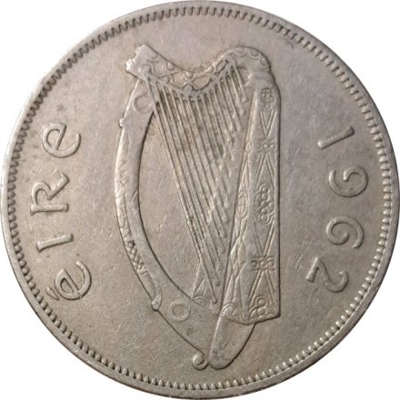 Ирландия 1/2 кроны (2 шиллинга 6 пенсов) 1962 год - Лошадь