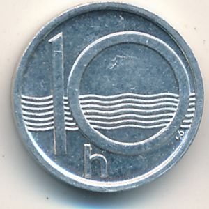 Чехия 10 гелеров 2002 год