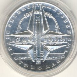 Чехия 200 крон 1999 год - 50 лет НАТО