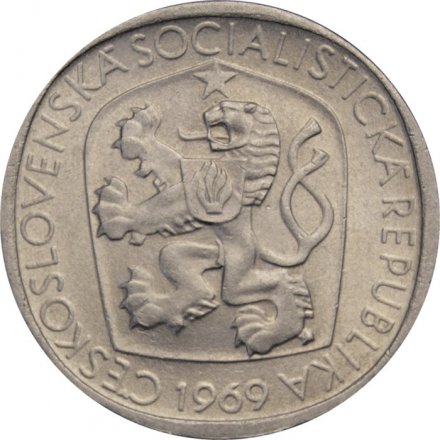 Чехословакия 3 кроны 1969 год