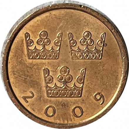 Швеция 50 эре 2009 год - Король Карл XVI Густав