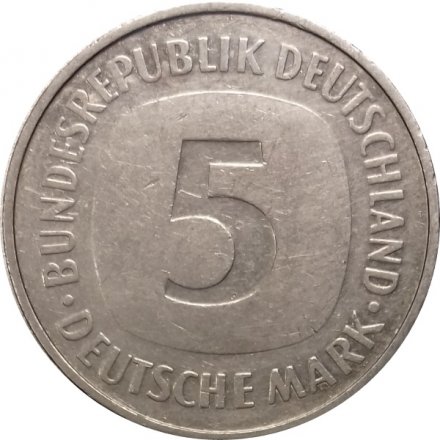 Германия 5 марок 1992 год (A)