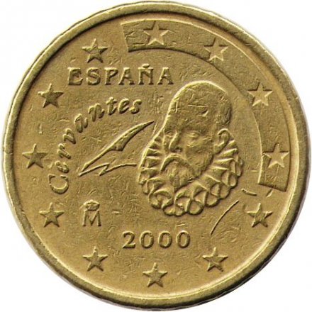 Испания 10 евроцентов 2000 год