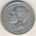 Испания 2 песеты 1879 год