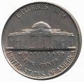 США 5 центов 1954 год - Томас Джефферсон (без отметки МД)