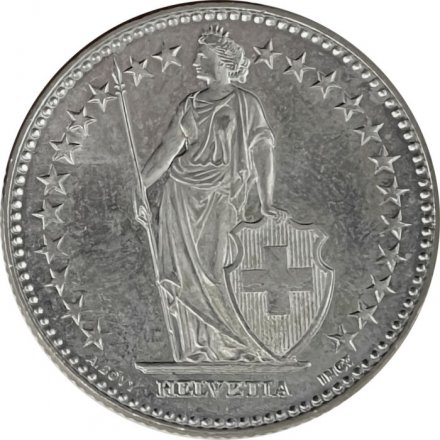 Швейцария 2 франка 2010 год