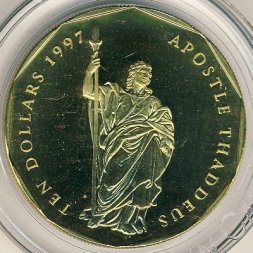 Маршалловы острова 10 долларов 1997 год
