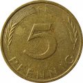 ФРГ 5 пфеннигов 1973 год (G)