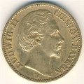 Бавария 20 марок 1872 год