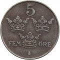 Швеция 5 эре 1948 год - Король Густав V