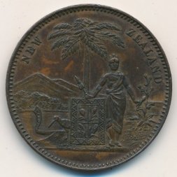 Новая Зеландия 1 пенни 1881 год