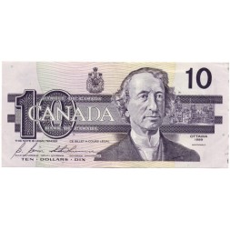 Канада 10 долларов 1989 год - Портрет Сэра Джона Александера Макдональда XF