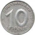 ГДР 10 пфеннигов 1950 год (E)