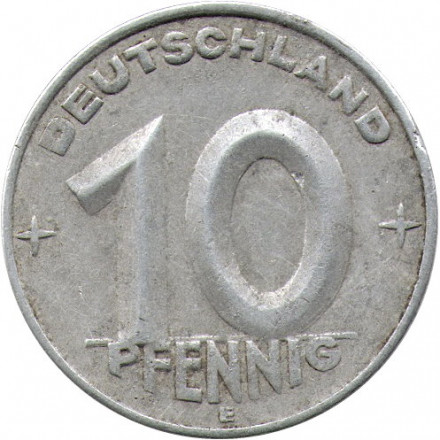 ГДР 10 пфеннигов 1950 год (E)