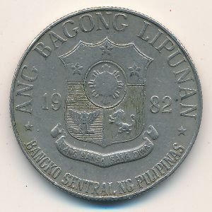 Филиппины 1 песо 1982 год