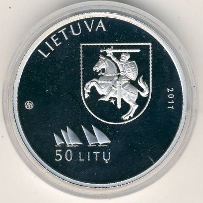 Литва 50 лит 2011 год