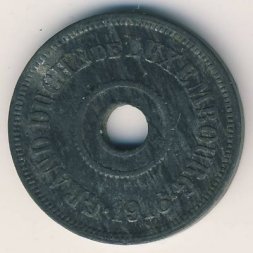 Люксембург 25 сантимов 1916 год