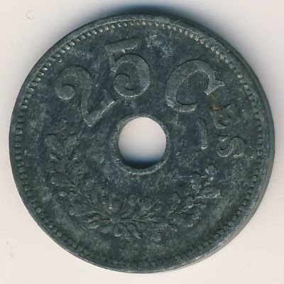 Люксембург 25 сантимов 1916 год