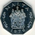 Мальта 50 центов 1976 год