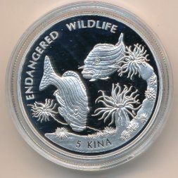 Папуа - Новая Гвинея 5 кина 1997 год