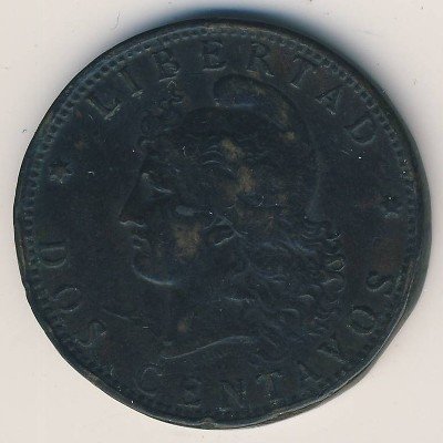 Аргентина 2 сентаво 1896 год