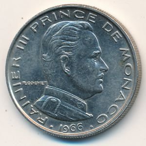 Монако 1 франк 1966 год