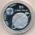 Токелау 5 тала 1993 год - Первый орбитальный полет. Спутник Луна