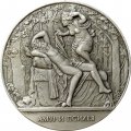 Настольная медаль Скульптура Летнего сада. Амур и Психея. ЛМД