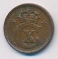 Дания 1 эре 1919 год - Король Кристиан X (бронза)