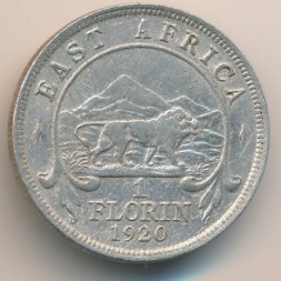 Восточная Африка 1 флорин 1920 год