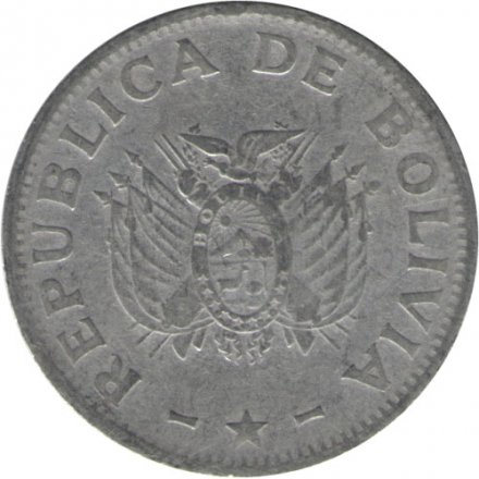Боливия 1 боливиано 1987 год