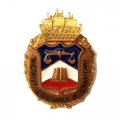 Знак Институт экономики и управления. СПб, кораблик, винтовой