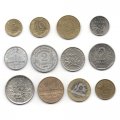 Набор из 12 монет Франция 1941-1993 год