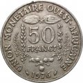 Западная Африка 50 франков 1976 год