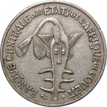Западная Африка 50 франков 1976 год