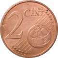 Люксембург 2 евроцента 2008 год