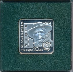 Польша 10 злотых 2009 год - Чеслав Немен (квадратная)
