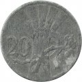 Богемия и Моравия 20 геллеров 1940 год