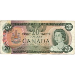 Канада 20 долларов 1979 год - подписи Thiessen-Crow - F-VF