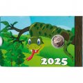 Календарь на 2025 год + жетон СПМД Год змеи (зеленый цвет)