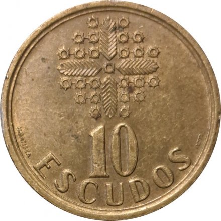 Португалия 10 эскудо 1998 год