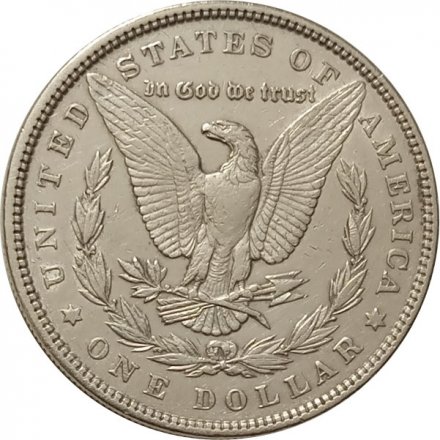 США 1 доллар 1885 год - Доллар Моргана (без отметки монетного двора)