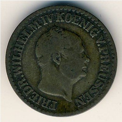 Пруссия 1 грош 1859 год