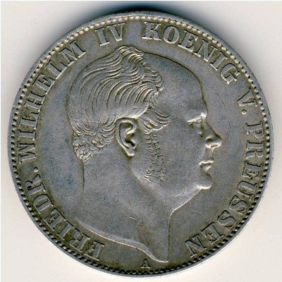 Пруссия 1 талер 1860 год