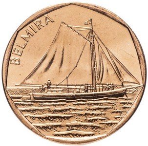 Кабо-Верде 5 эскудо 1994 год - Корабль UNC