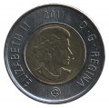 Канада 2 доллара 2011 год - Полярный медведь