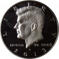 США 1/2 доллара 2013 год - Джон Кеннеди (S)