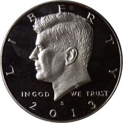 США 1/2 доллара 2013 год - Джон Кеннеди (S)