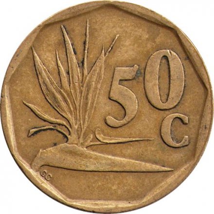 ЮАР 50 центов 1994 год