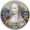 Палау 5 долларов 2017 год - Мона Лиза